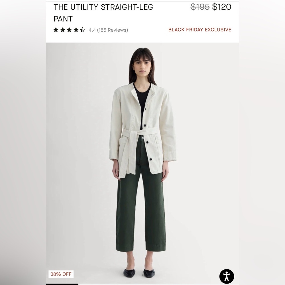 Everlane THE UTILITY STRAIGHT-LEG PANT